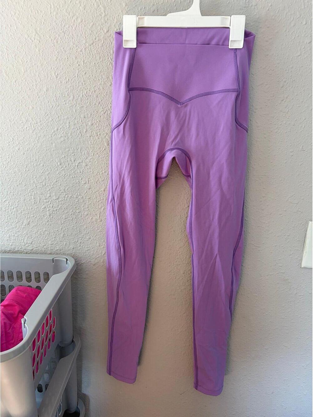 1st Phorm High Waisted Purple Leggings size M full length